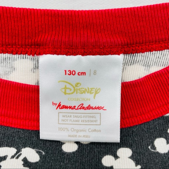Hanna Andersson X Disney Gray White Pajama Shirt 8 - Picture 3 of 4